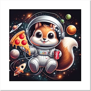 Space Squirrel Posters and Art